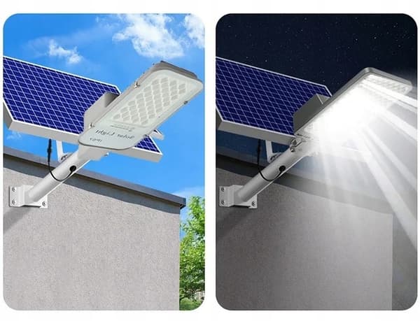 TRÄDGÅRDSLIKTA SOLARLAMPA FÖR POSTKRAFTIG 1000W STREET PANEL 234 LED