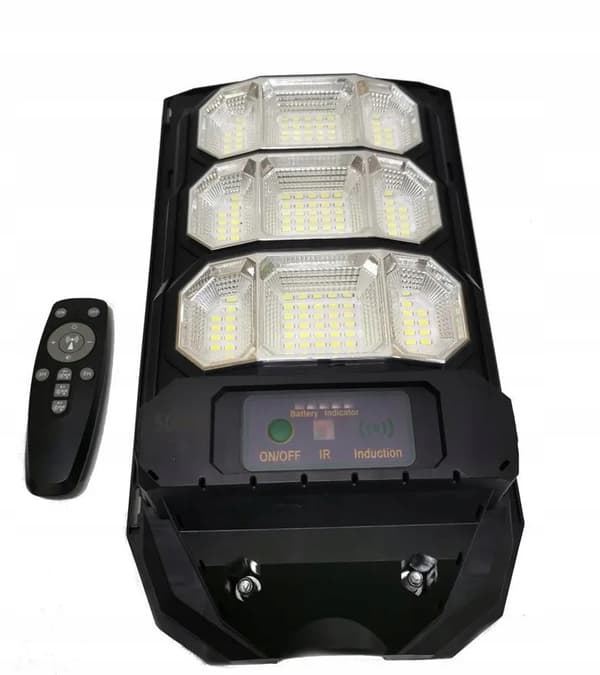 LED SOLAR GADLAMPE UDENDØRS KRAFTIG 500W HAVELANTERNE ELEVATION
