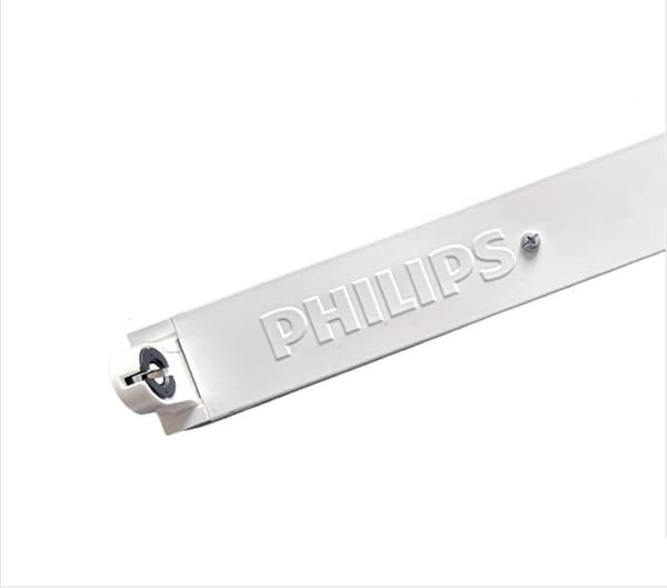 Stativ til Philips T8 LED-rør: 1,2 meter, med lampeskærm, enkelt rør, effektiv belysningsløsning