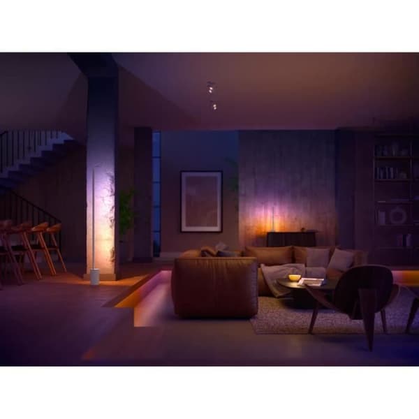 Golvlampa - Philips - Hue White and Color Amb - Vit - Inomhus - Integrerad LED