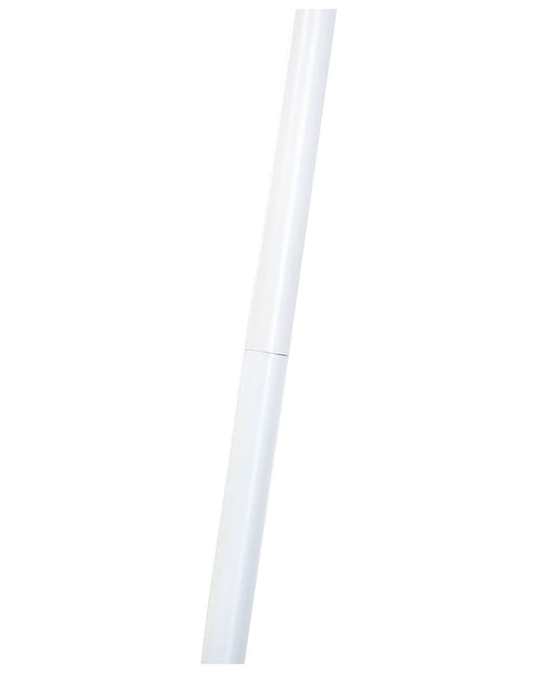 Golvlampa Stående Vit Polykott Metallben 149 cm Klassisk Skandinavisk Stil