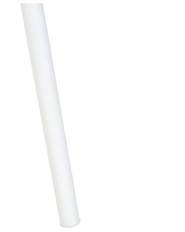 Golvlampa Stående Vit Polykott Metallben 149 cm Klassisk Skandinavisk Stil