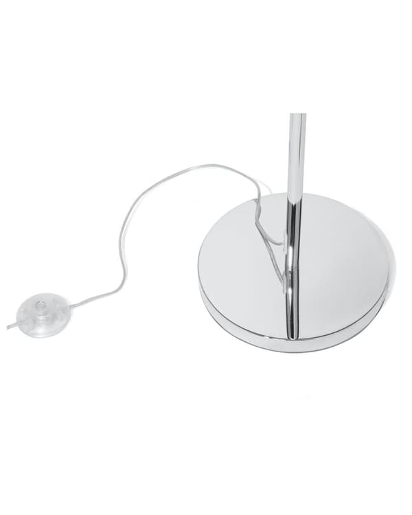 Golvlampa Stående Silvermetall Dekorativa Kristaller Oval Lampskärm Modernt Glam Sovrum Vardagsrum