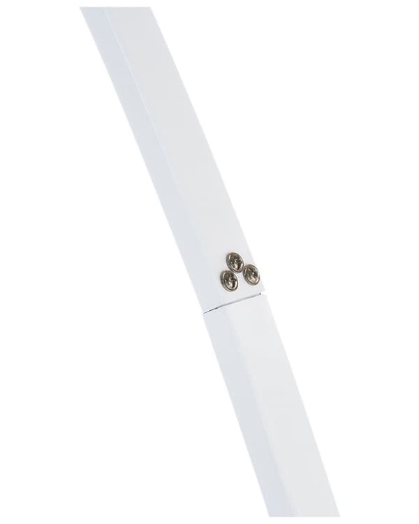 Golvlampa Vit Metall 188 cm Marmorbas Modern
