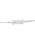 Miniatyrbild 8 av 9: Bordslampa i Silver med Vit Lampskärm Rektangulär