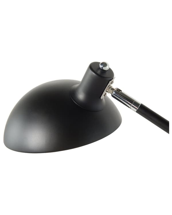 Bordslampa Svart Metall Justerbar Modern Lampskärm