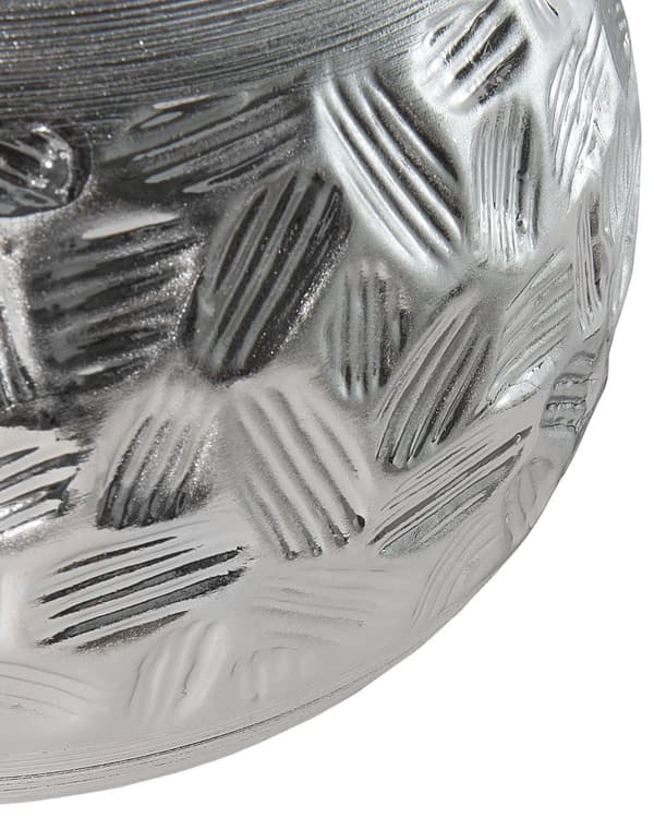 Bordslampa Silver 43 cm Dekorativ Porslin Glamourbas
