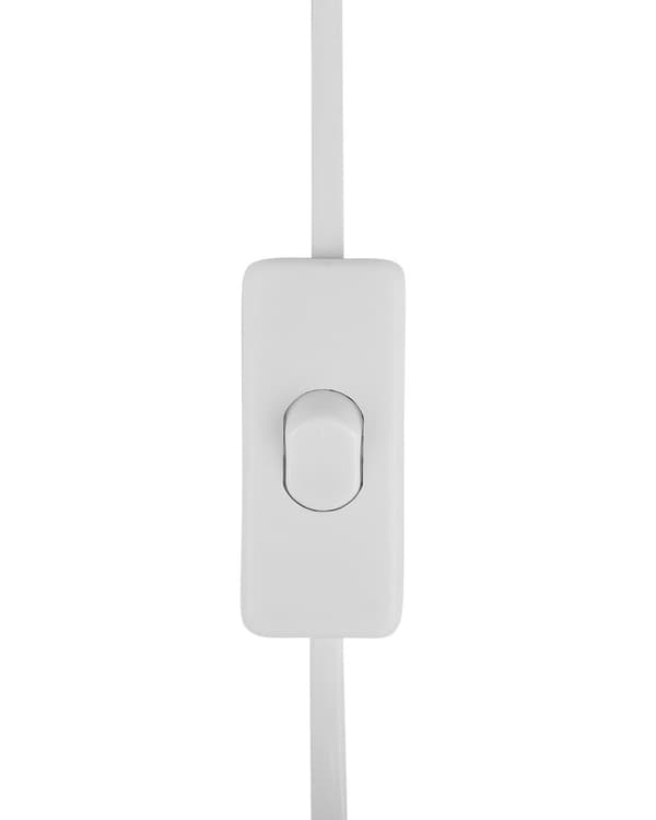 Bordslampa Vit Keramik 52 cm Matt Ribbad Retro