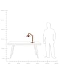 Miniatyrbild 9 av 9: Bordslampa Koppar Trä Justerbar Arm Lampskärm i Metall Modern Glans