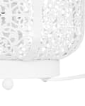 Miniatyrbild 8 av 10: Bordslampa Metall Vit 27 cm Marockansk Filigran Oriental