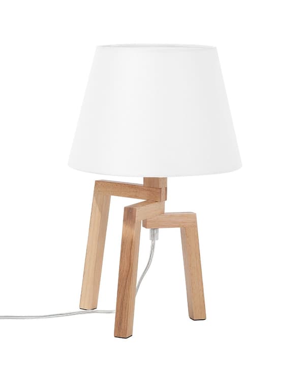 Bordslampa i Vitt Modern Skandinavisk Stil Tre Asymmetriska Ben