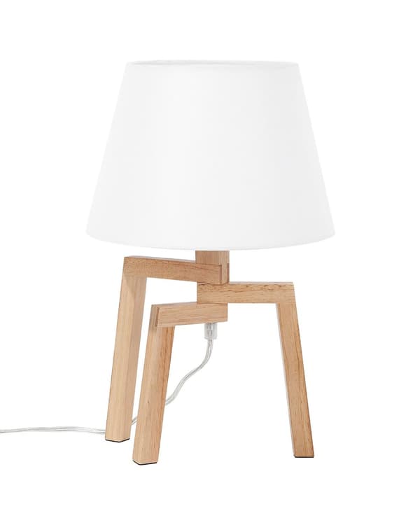 Bordslampa i Vitt Modern Skandinavisk Stil Tre Asymmetriska Ben
