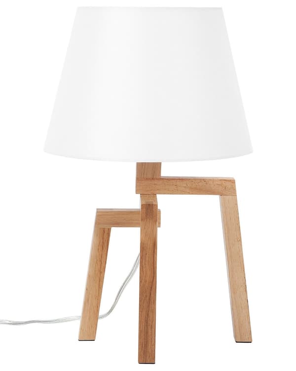 Bordslampa i Vitt Modern Skandinavisk Stil Tre Asymmetriska Ben