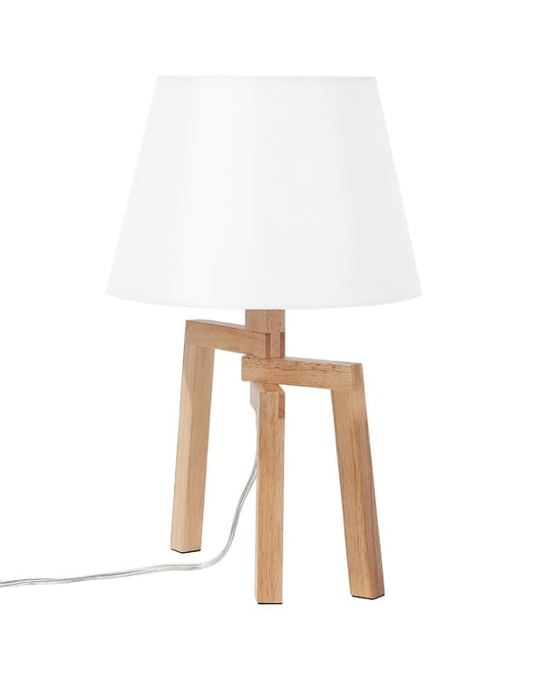 Bordslampa i Vitt Modern Skandinavisk Stil Tre Asymmetriska Ben