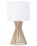 Miniatyrbild 1 av 10: Bordslampa i Vitt Dekorativ Trä Lampfot