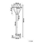 Miniatyrbild 3 av 11: Modern Golvlampa av Metall med en Lampskärm av Mässing