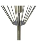 Miniatyrbild 7 av 11: Modern Golvlampa av Metall med en Lampskärm av Mässing
