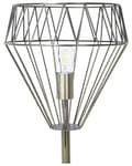 Miniatyrbild 9 av 11: Modern Golvlampa av Metall med en Lampskärm av Mässing