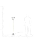 Miniatyrbild 11 av 11: Modern Golvlampa av Metall med en Lampskärm av Mässing