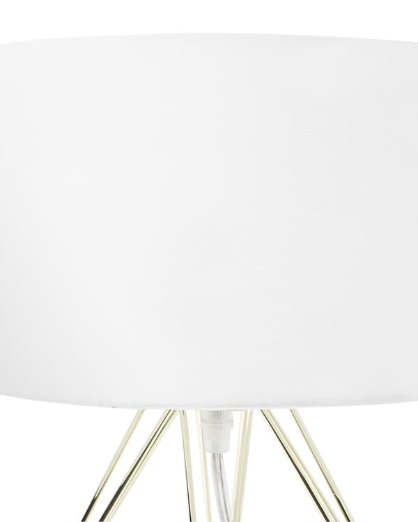 Bordslampa i Vitt/Svart Modern Unik Lampfot