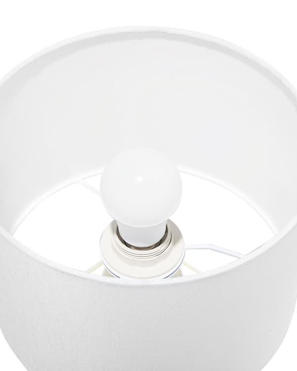 Bordslampa i Vitt/Svart Modern Unik Lampfot