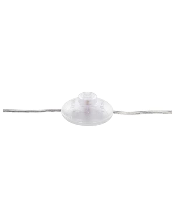Vit/Guld Stående Lampa Rund Stativskärm Metallben Modern