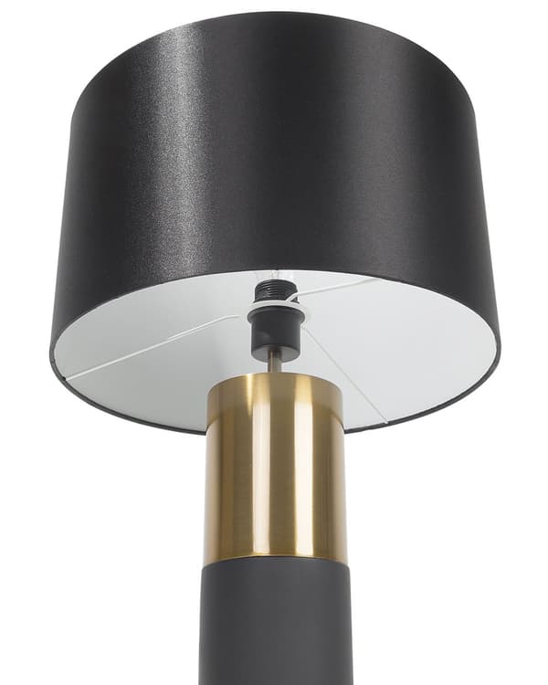 Bordslampa Grå och Guld Dekorativ Klassisk Modern Lampa