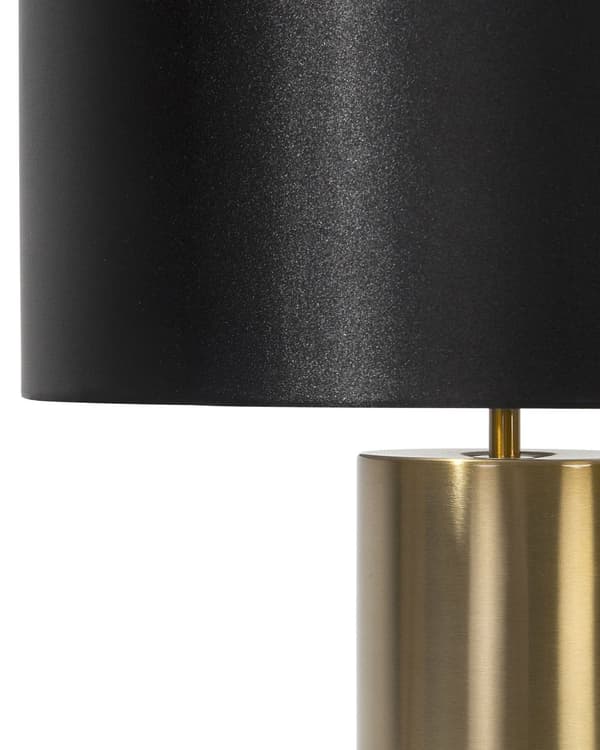 Bordslampa Grå och Guld Dekorativ Klassisk Modern Lampa