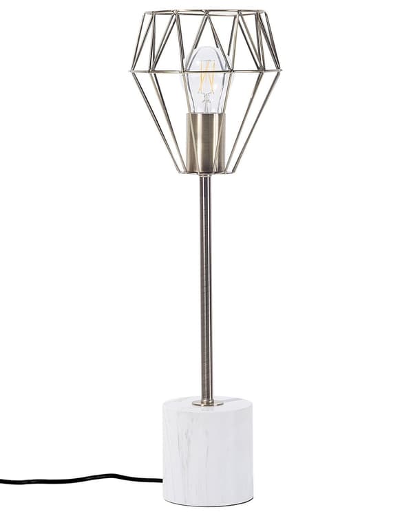 Bordslampa i Mässing Färg Elegant Unik Metall Lampfot