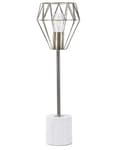 Miniatyrbild 1 av 9: Bordslampa i Mässing Färg Elegant Unik Metall Lampfot
