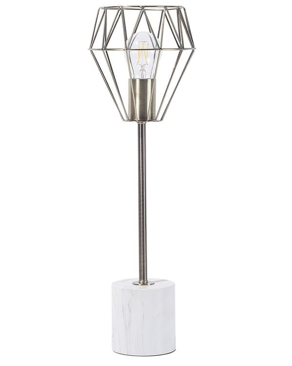 Bordslampa i Mässing Färg Elegant Unik Metall Lampfot