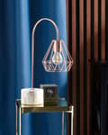 Miniatyrbild 4 av 9: Bordslampa i Koppar Färg Elegant Unik Metall Lampfot