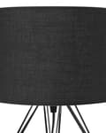Miniatyrbild 6 av 10: Bordslampa i Svart Modern Unik Lampfot