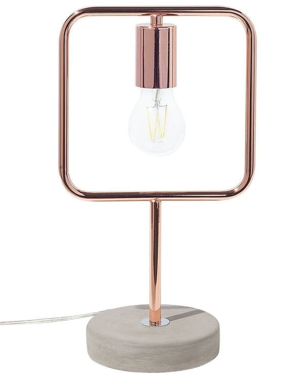 Bordslampa i Koppar Mässing Modern Design Betong Lampfot