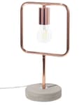 Miniatyrbild 5 av 9: Bordslampa i Koppar Mässing Modern Design Betong Lampfot