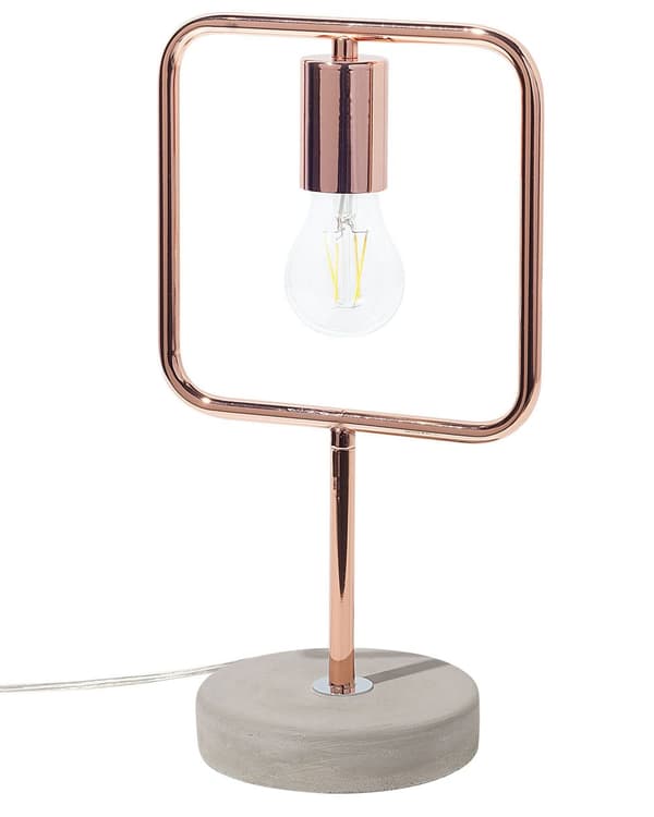 Bordslampa i Koppar Mässing Modern Design Betong Lampfot