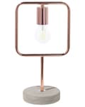 Miniatyrbild 1 av 9: Bordslampa i Koppar Mässing Modern Design Betong Lampfot
