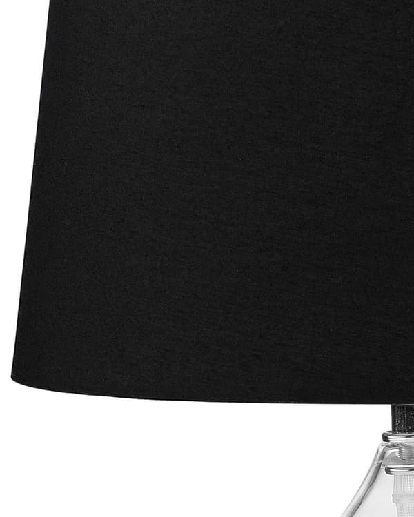 Bordslampa i Svart Elegant Glasbas