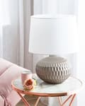 Miniatyrbild 4 av 10: Bordslampa i Guld Färg Klassisk Stil