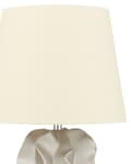 Miniatyrbild 4 av 10: Bordlampa Guld/Beige med Dekorativ Fot