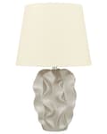 Miniatyrbild 1 av 10: Bordlampa Guld/Beige med Dekorativ Fot