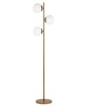 Miniatyrbild 1 av 11: Golvlampa i Guld med 3 Glasskärmar