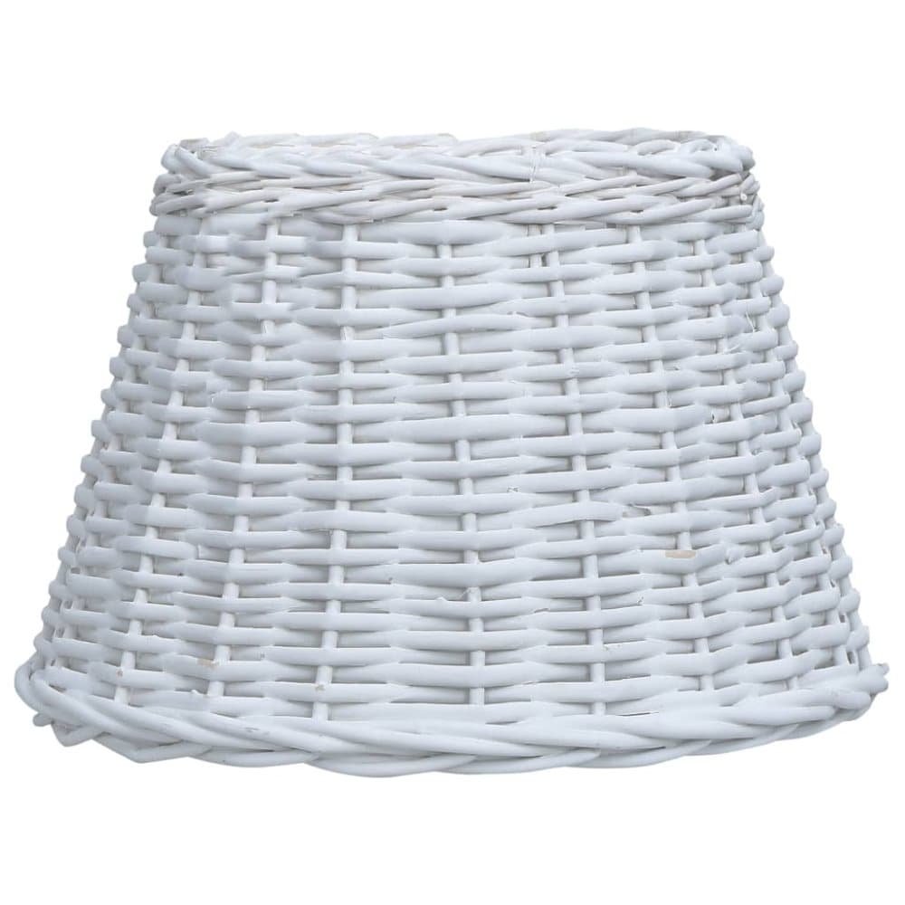 vidaXL Lampunvarjostin paju 50x30 cm valkoinen