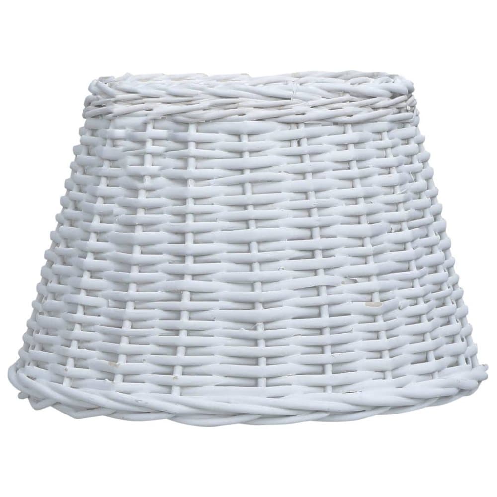 vidaXL Lampunvarjostin paju 45x28 cm valkoinen