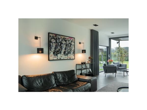 SLV FENDA, Universal, inomhus, Svart, Textil, Cylinder, Monokromatiskt