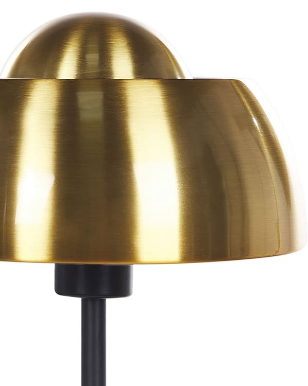 Bordslampa i Svart Glans Rund Bas