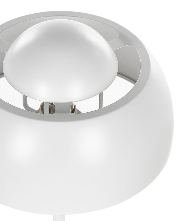 Bordslampa i Silver Glans Rund Bas