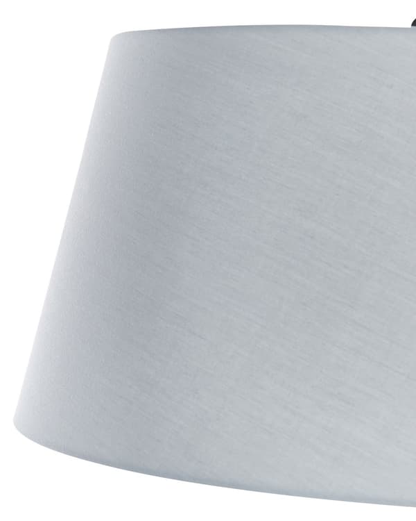 Golvlampa Svart Metall 188 cm Marmorbas Modern