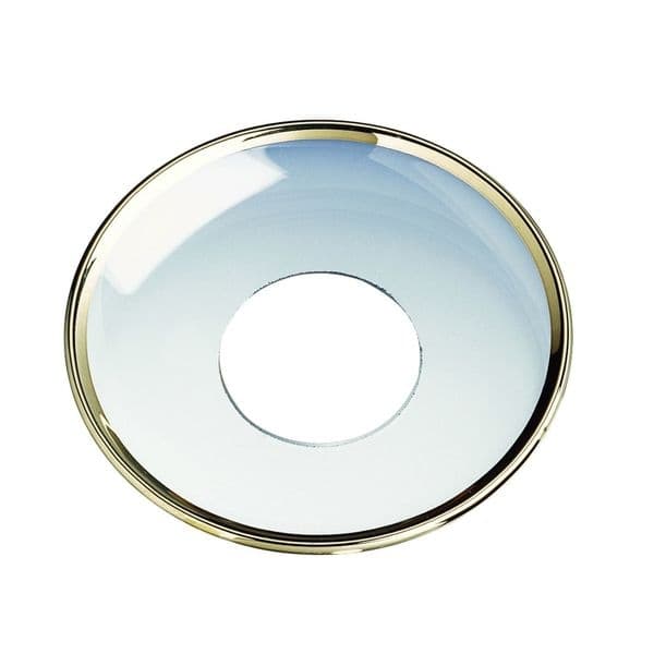 Ljusmanschett clear Guldkant 55mm, 6-pack - Nybro