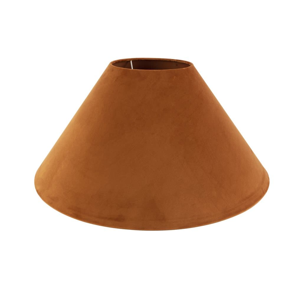 Lampskärm velour 55/19/26 pumpa krydda